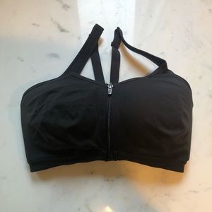 VSX black sports bra